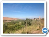 Minarets dot the arid Moroccan countryside