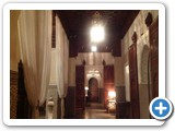 Courtyard halls surrounding the main fountain plaza at Royal Mansour...swanky elegance extraordinaire