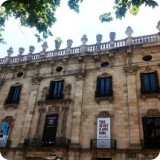 Palau de la Virreina, an 18th century Baroque palace, is now a contemporary art space and home of the Institute of Culture in Barcelona.