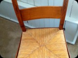 Hand Woven Rush Seat for an Antique Hitchcock Chair