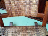 Detail - Herring Bone Weave Chair Seat, Wrapped 2 over 1 Pattern