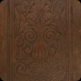 12 Faux Antique Embossed Leather Panel