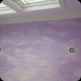 33  Custom Painted Sky Ceiling for a Girl's Bedroom