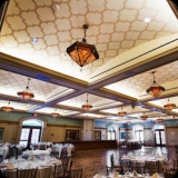 52  Finished Shot of Larkfield Manor Ornamental Ceiling Project; Total of 15 Barrel Ceilings in the Grand Ballroom.
