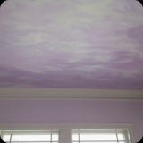 36  Custom Painted Sky Ceiling for a Girl's Bedroom