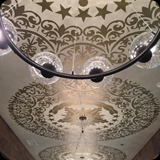118  Starbucks - Corporate Commission; Fort Myers Military Base, Arlington, Virginia.  Custom Hand-painted Ceiling Medallions - Inspired by the Medal of Honor