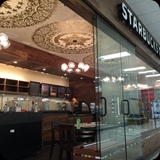 113  Starbucks - Corporate Commission; Fort Myers Military Base, Arlington, Virginia.  Custom Hand-painted Ceiling Medallions - Inspired by the Medal of Honor