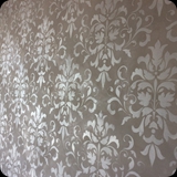 208  2016 CNY Parade of Homes; Master Bedroom - Allover Foliate Damask Feature Wall