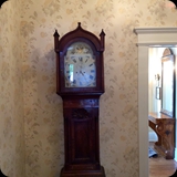 222  Hannum House, Skaneateles, NY; Custom Hand-wrought "Wallpaper" Finish w/ Tea-stained Effect