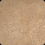 55 Crackled Plaster with Etched Ornament