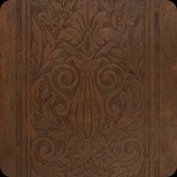 6 Faux Antique Embossed Leather Panel