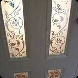 6 Ornamental Etched Glass Detail