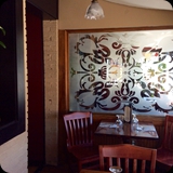 59  Phoebe's Restaurant, Syracuse, NY; Ornamental Etched Glass Commission