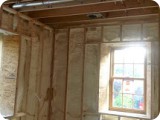 Framing, insulation, plumbing & electrical complete - gratifying to check off the 'to-do' list