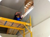 Skaneateles contractor, Chris Richards, installed the drywall & sheetrock with his usual keen attention to detail & quality work.