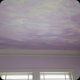 30  Sky Mural on Ceiling for a Girls Bedroom