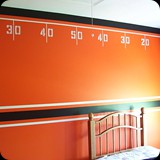 5 Sporty Stripes and Field Marker Feature Wall