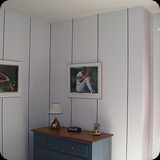 9 Themed Wall Detail; Yankee's Pinstripes
